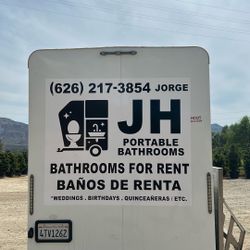 JH Portable Bathrooms With AC/Con Aire Acondicionado