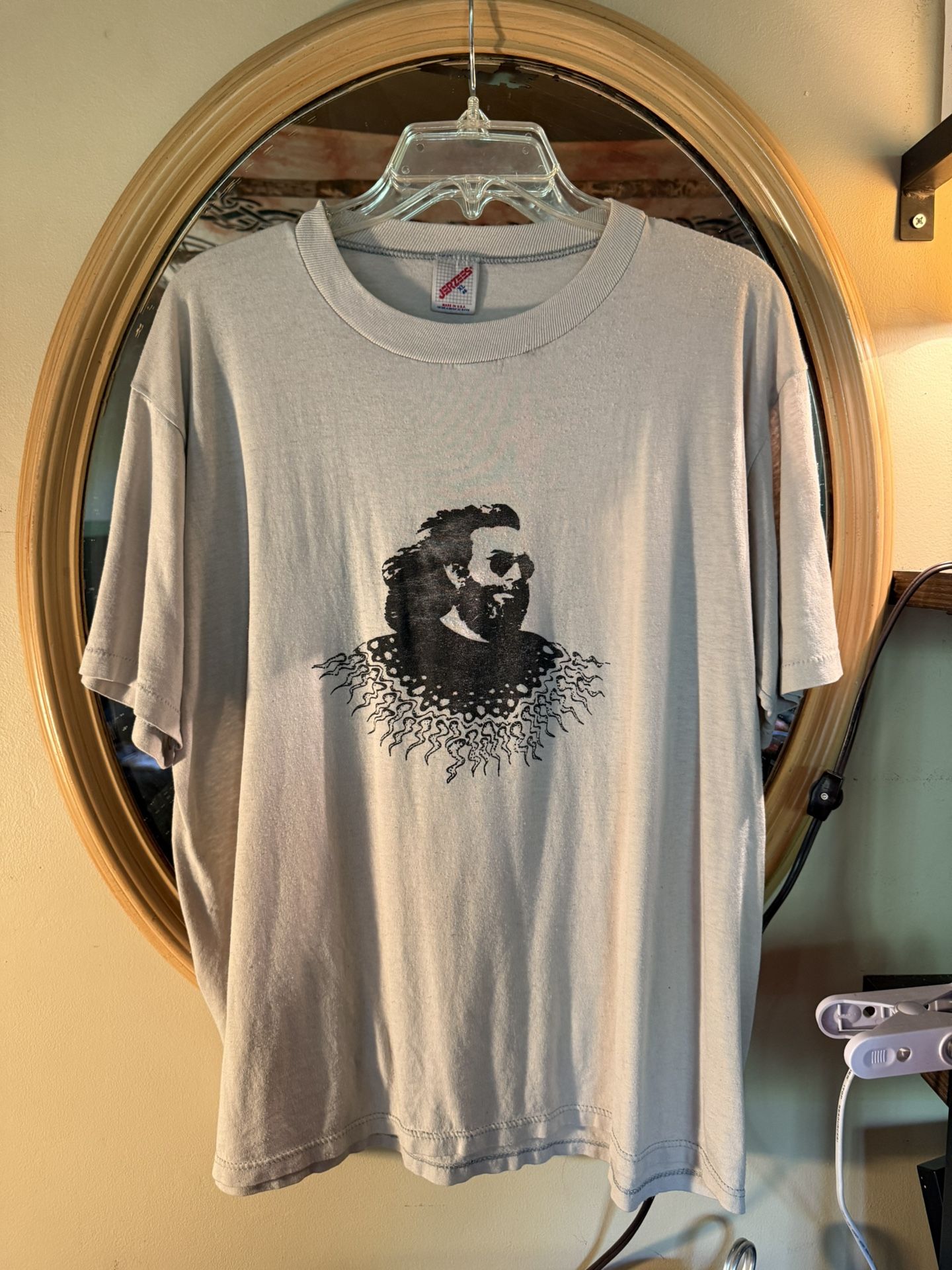 VINTAGE 1987 Bob Dylan & Grateful Dead Tour Shirt Jerzees Single Stitch XL
