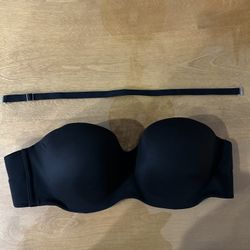 Victoria Secret Lined Strapless Bra 36D