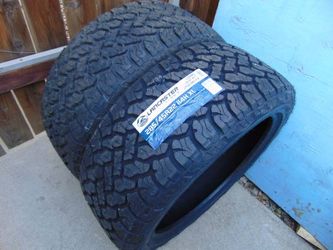 2 New 285 45 22 Lancaster LS-37 All Terrain Tires Date 2024 & 2025