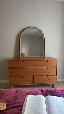 6 drawer dresser with mirror