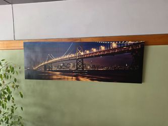 San Francisco Bay Bridge Skyline Canvas