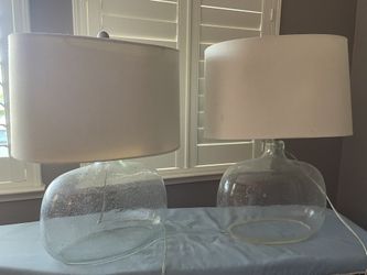 Set Of Designer Decorative Glass Lamps
