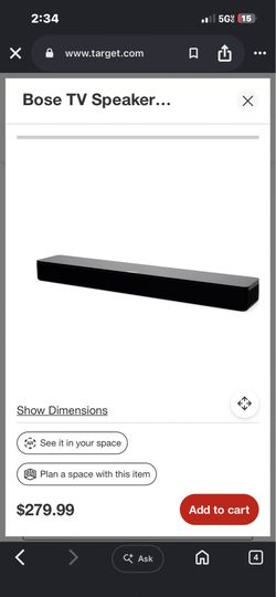 Bose sound bar
