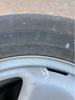 Tacoma steel wheels and tires “16
