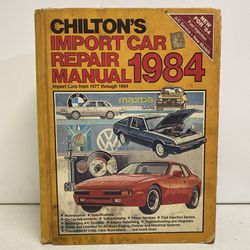 Chilton's Import Car Repair Manual 1(contact info removed) Chilton #7029 (Published 1981) HC