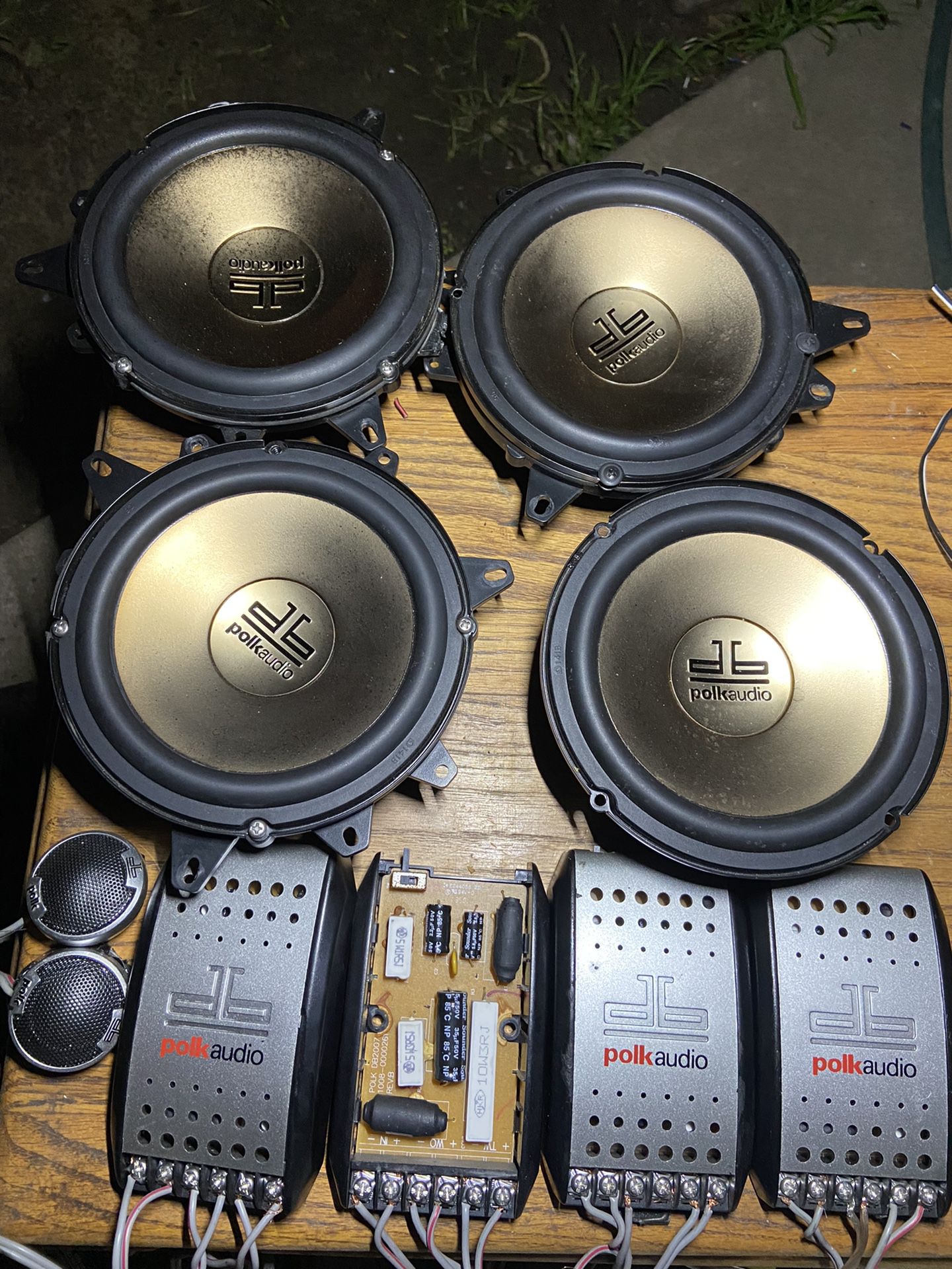 Polk Audio 6x5 With Cross Over And Tweeters 100$ 