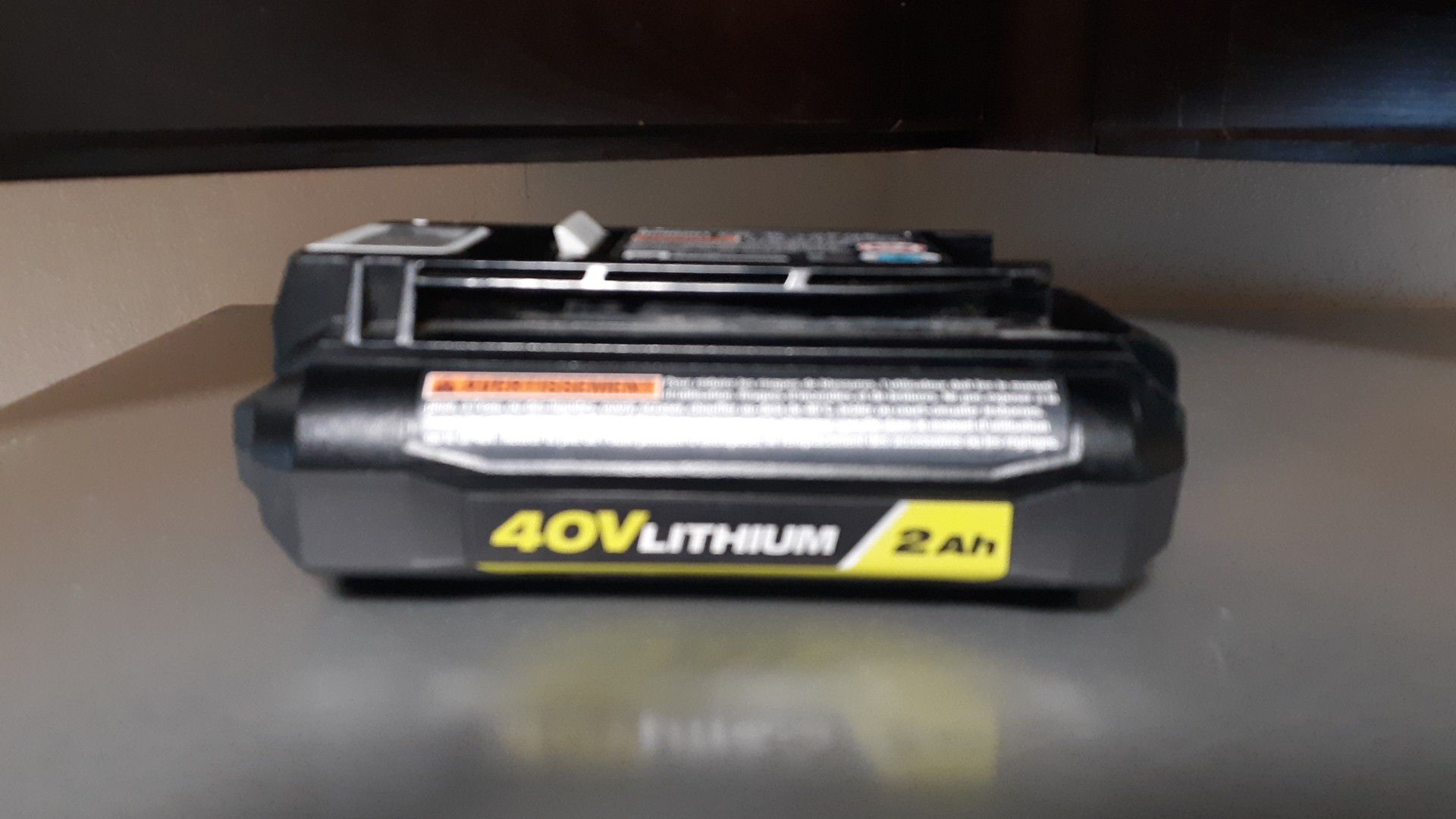 Ryobi 40 volt lithium battery pack