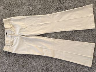 Bebe Low Rise Cream Bootcut Slack