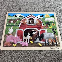 Farm Animals Wooden Puzzle