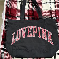 Love Pink Tote Bag