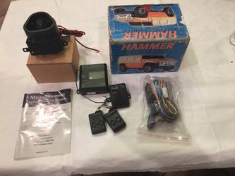 Hammer auto security. Car alarm brand-new in a box