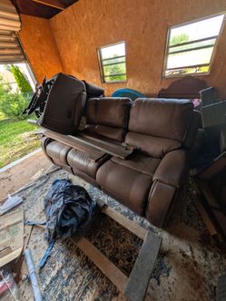 Free sectional and wicker furniture take both or none