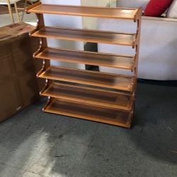 6 Tier Bamboo Shoe  Shelf
