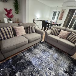 Ashley sofa with loveseat set