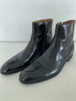 Gucci Black Leather Chelsea Boots