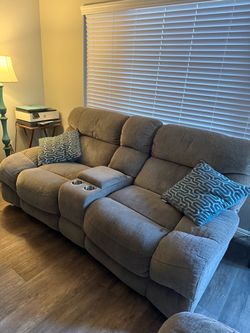 Jerome’s reclining sofa and love seat