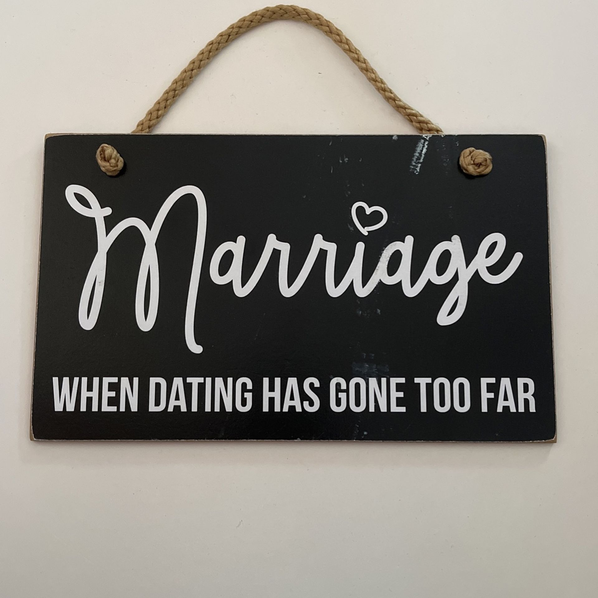 Marriage Wedding Sign