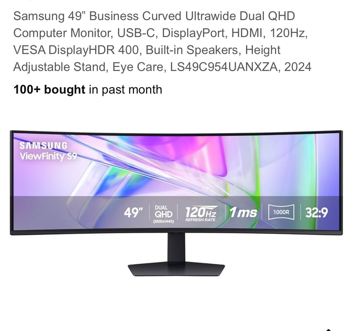 Samsung 49 Monitor