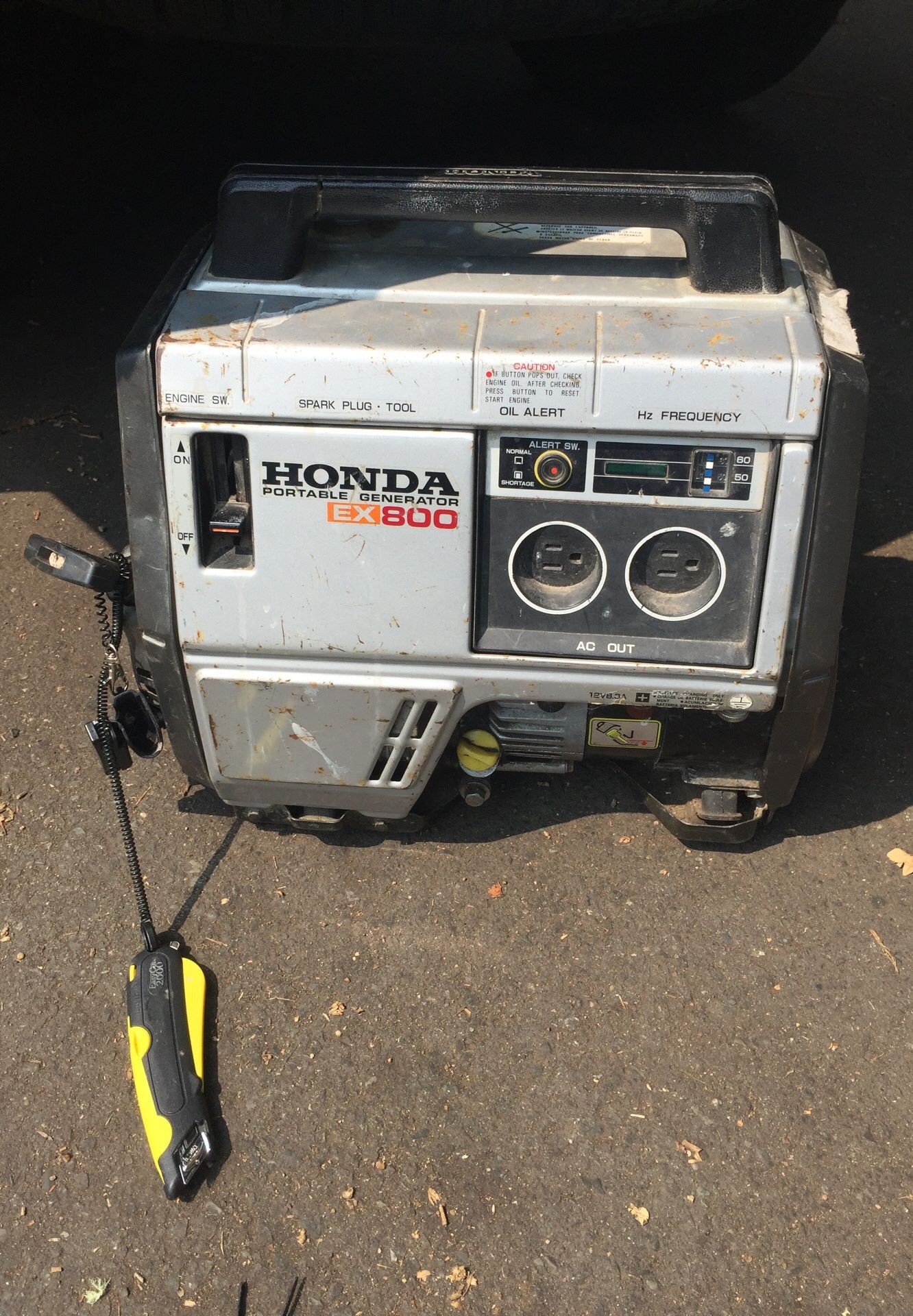 Honda portable generator ex800