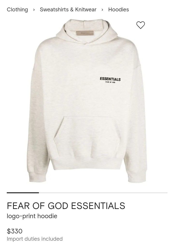 fear of God essentials