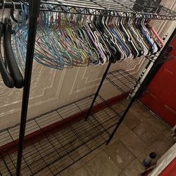 Wardrobe Clothes Storage Rack