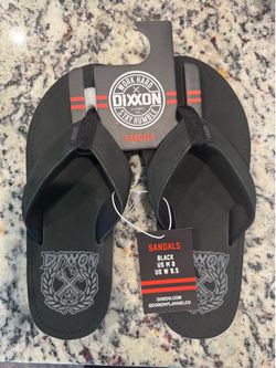 Black Dixxon Men's Size 8 Sandals