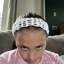 Homemade Tye Headband|white