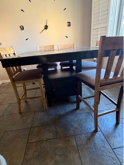 Solid Pine Counter-Height Dining Set – $500 OBO