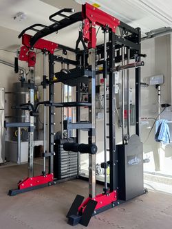 PREORDER ONLY! Smith Machine , Squat Rack , Leg Press , Leg Curl Add Weight Bench Adjustable Bench Olympic Barbell For Your Weights