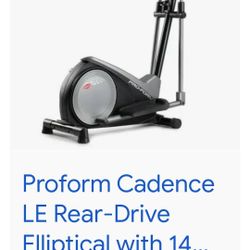 Elliptical Proform Le