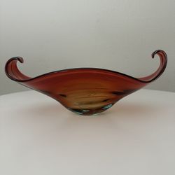 Vintage MCM Murano Glass Bowl