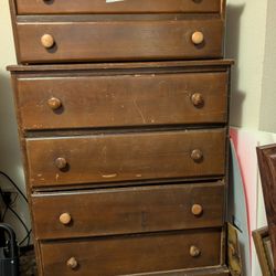 Old Wood Dresser 