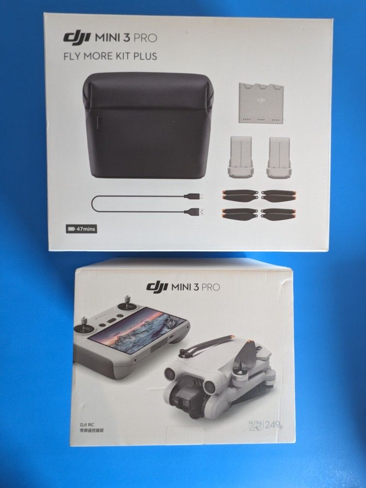 DJI Mini 3 PRO Drone & Fly More Kit Plus