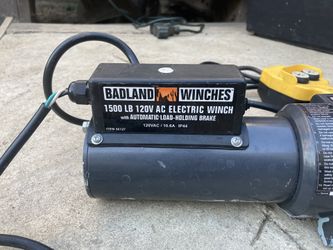 Badland Winches 1550 Lb 120V Electric Winch