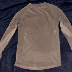 Men’s Outerwear Fleece Long Sleeve Shirt Size Medium