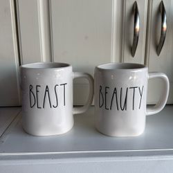Rae Dunn Beauty And Beast Mug