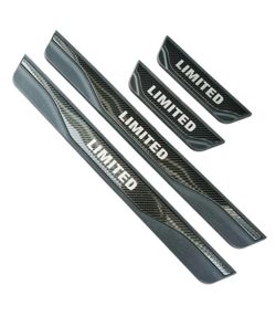 Limited Carbon Fiber Door Sill Protectors 4-Piece Set