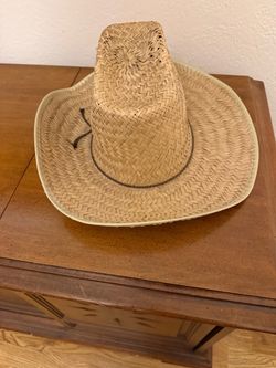 Straw Western Cowboy Hat Costume