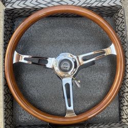 NRG Classic wood Grain Steering Wheel 