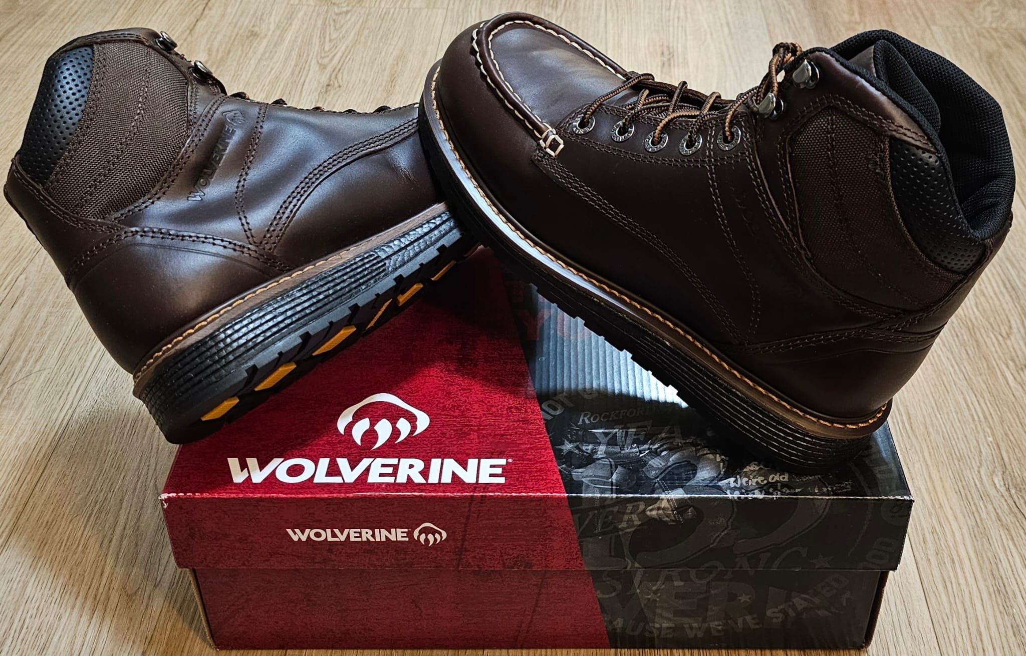 Wolverine Work Boots Size 8 For Men