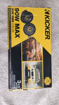Kicker CSC35 90W Max speakers