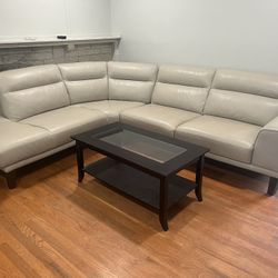 Genuine Leather Couch