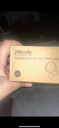 Sublimation straw covers