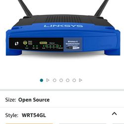 Linksys WRT54GL Wireless-G (Brand new)