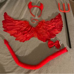 Red Devil Halloween Costume Accessory Set