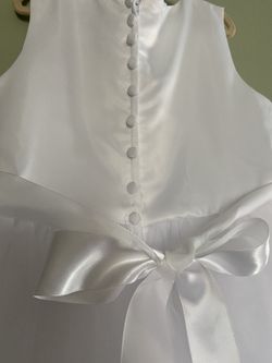 Fancy White Girls Dress