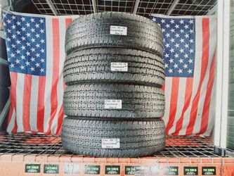 LT245/75R17 FIRESTONE TRANSFORCE HT 245/75R17 ALL SEASON 10 PLY TRUCK TYRES 245 75 17 USED TIRES SHOP LEASE RETURN SPECIALIST ALL SIZES GOMAS CAUCHOS 