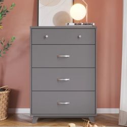 In Box / Unopened Grey 4-Drawer Dresser