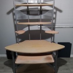 Tiered Corner Office Desk 